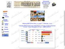 Tablet Screenshot of corrieredicarru.it